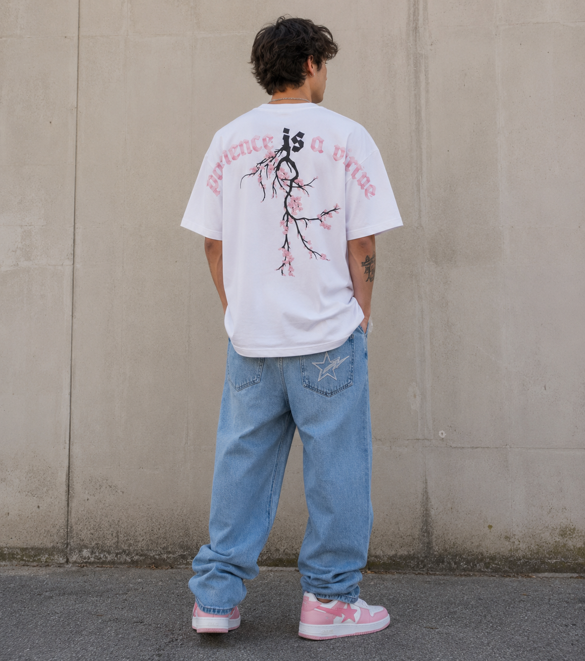 Patient Virtues 'Cherry Blossom' Tee
